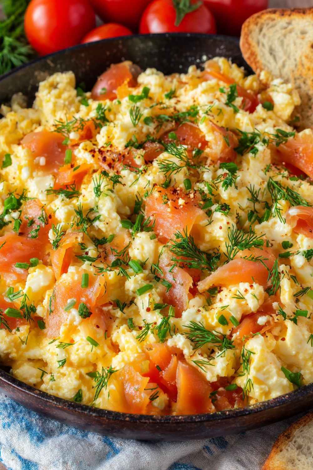 Gordon Ramsay Scrambled Eggs with Salmon Recipe