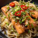 Gordon Ramsay Teriyaki Salmon and Soba Noodles Recipe