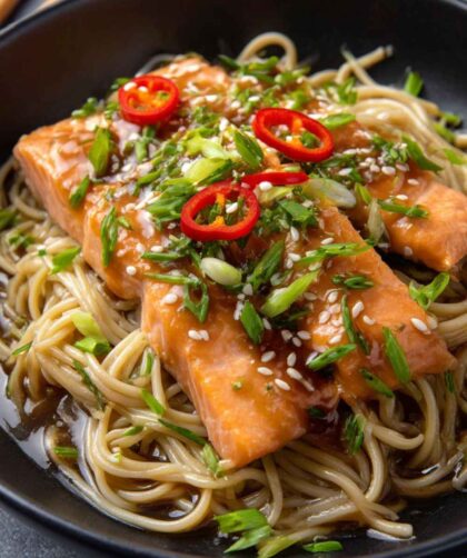 Gordon Ramsay Teriyaki Salmon and Soba Noodles Recipe
