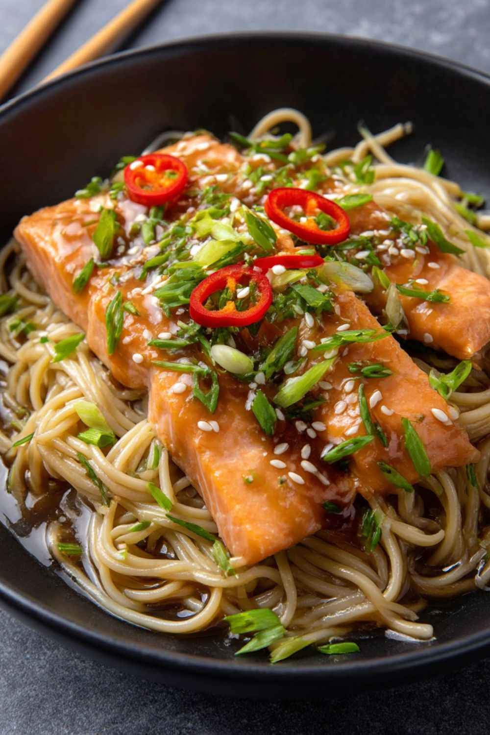 Gordon Ramsay Teriyaki Salmon and Soba Noodles Recipe