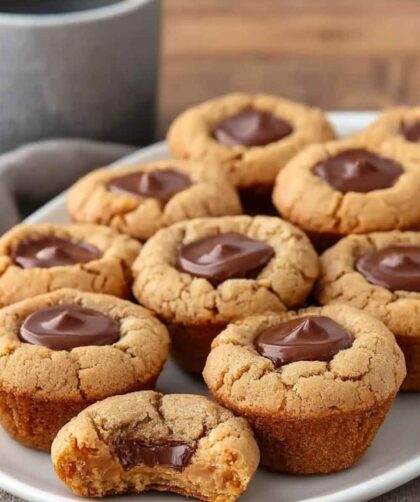 Pioneer Woman Peanut Butter Cookies with Peanut Butter Cups Recipe