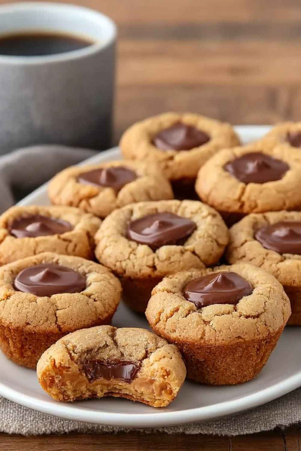 Pioneer Woman Peanut Butter Cookies with Peanut Butter Cups Recipe
