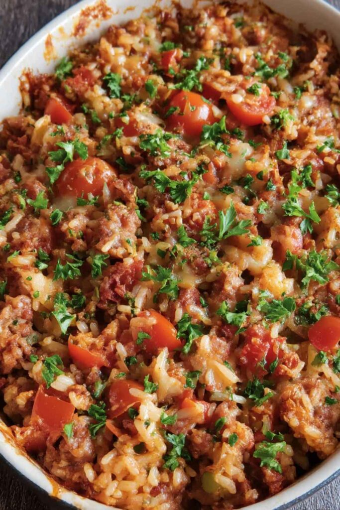 Pioneer Woman Sausage Rice Casserole Recipe