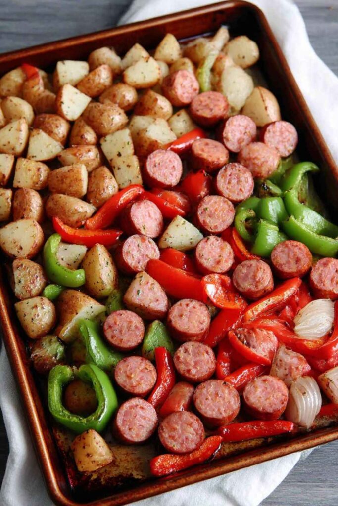Pioneer Woman Sheet Pan Sausage and Potatoes Recipe